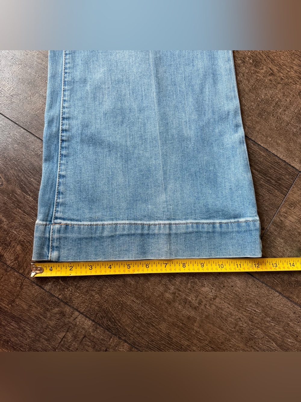 NWT PAIGE Light Blue Wide Leg Women’s Jeans - Picture 6 of 6